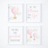 Oh, the places you will go - Frame Set - Pink